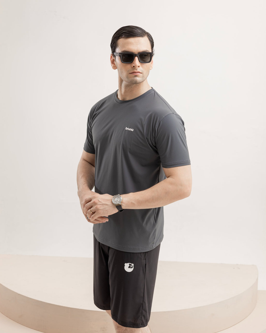 IMPORTED STRETCHFIT T-SHIRT GRAY